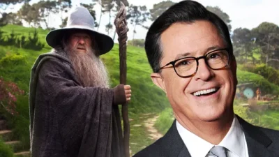 Gandalf from Lord of The Rings and Stephen Colbert - The Lord Of The Rings Shop