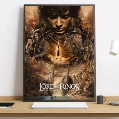 The Lord of the Rings Painting Calligraphy Wall Art