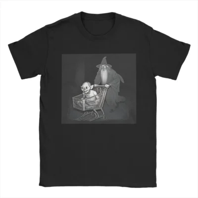 Gandalf the Grey Wizard Portrait T-Shirt