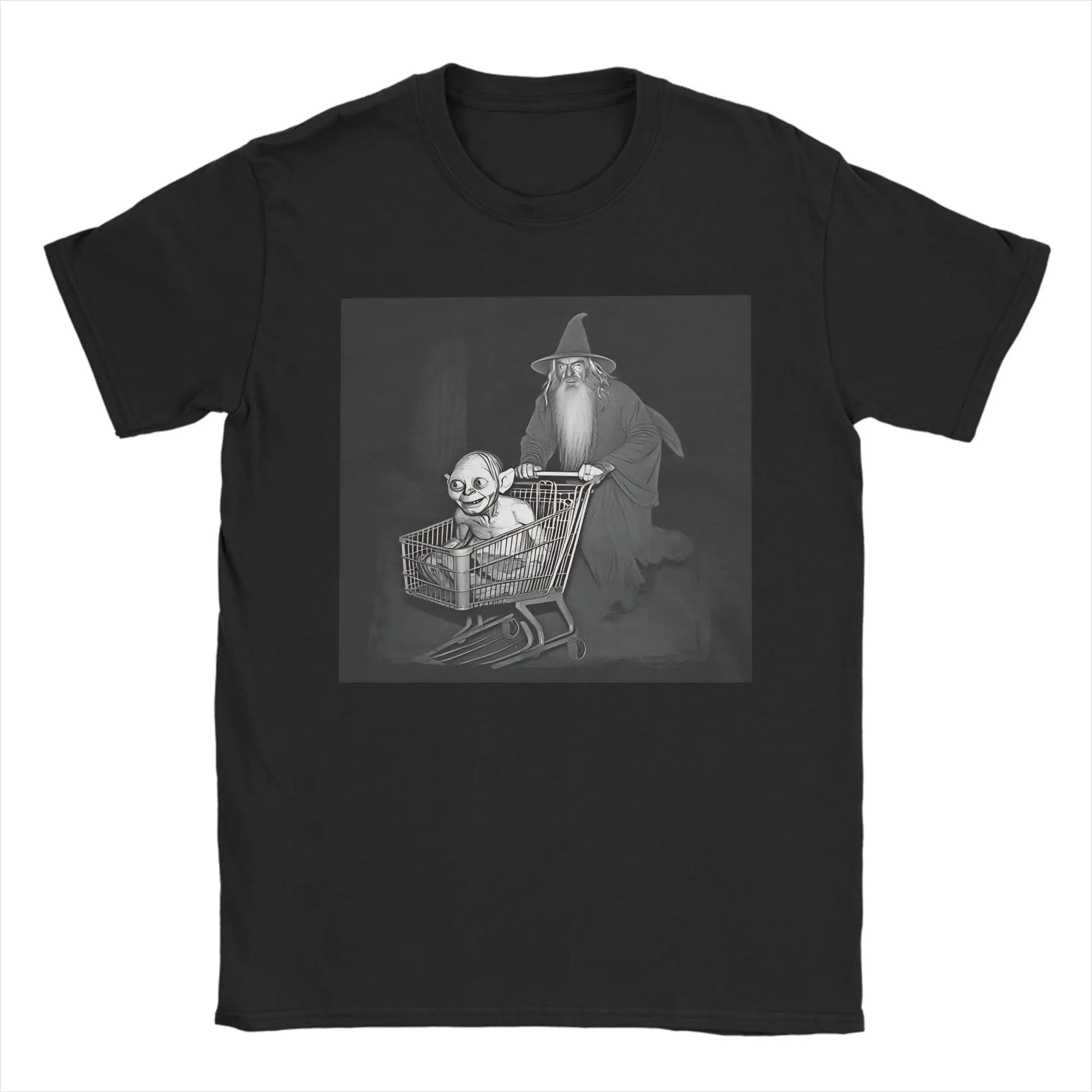 Gandalf the Grey Wizard Portrait T-Shirt