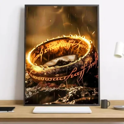 One Ring Fire Glow Wall Art