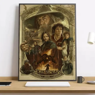 The Fellowship of the Ring Collage Wall Art