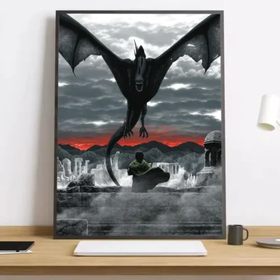 Balrog Flame Demon Wall Art