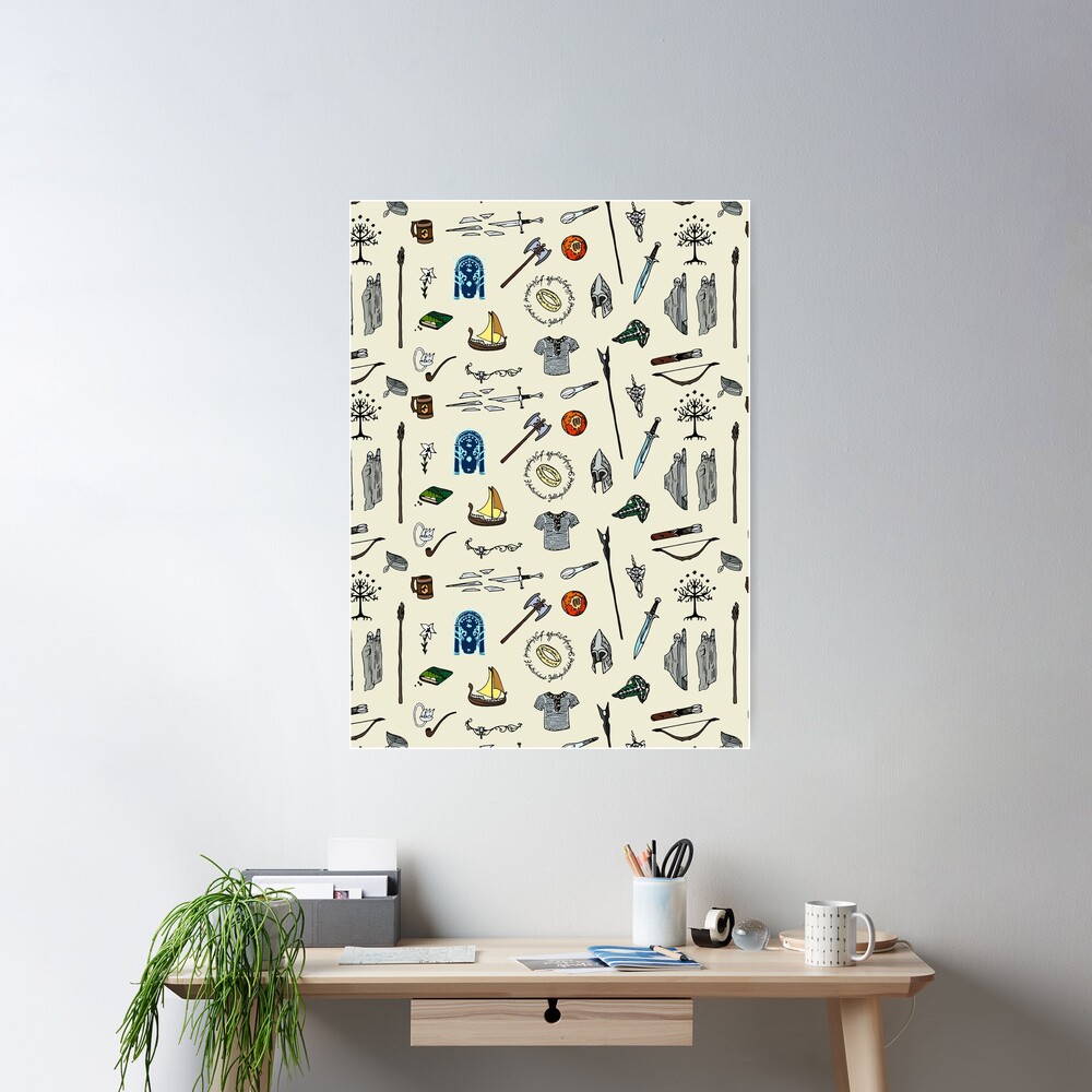 Fantasy Pattern Poster - Image 2