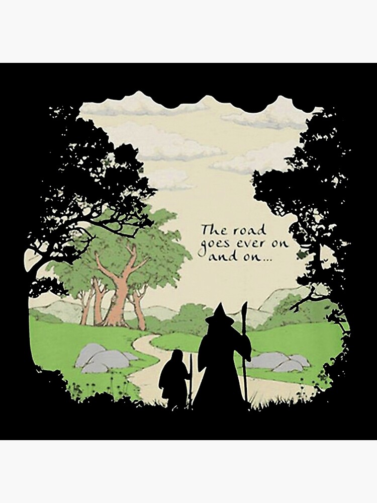 The Road Goes Throw Pillow - Image 2