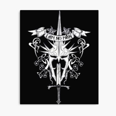 I Am No Man Stylish Lord Of The Rings Poster