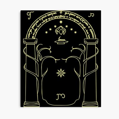 Vintage Doors Of Durin Lover Gifts Poster