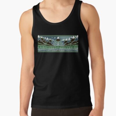 Forest Mountain Path In The Style Of J R R Tolkien Tank Top