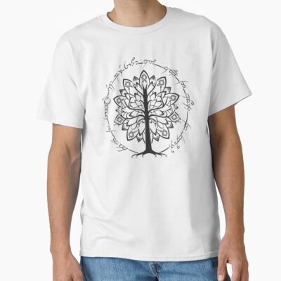 Minimalist White Tree T-shirt