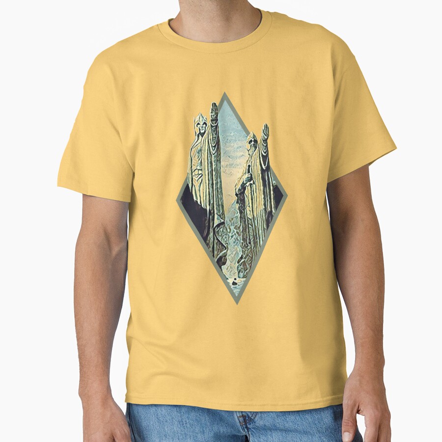 Kings By The River Digital Art T-shirt - Image 6
