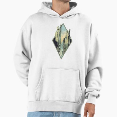 Kings By The River Digital Art Diamond Frame White Fantasy Hoodie