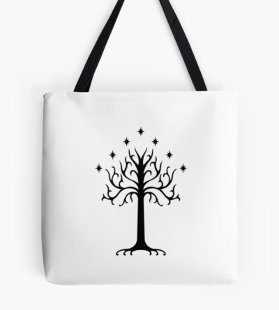 Gondorian White Tree Symbol Flag Of The Realm Tote Bag