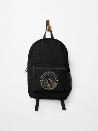 There Is Some Good In This World Mountain Landscape Fantasy Backpack