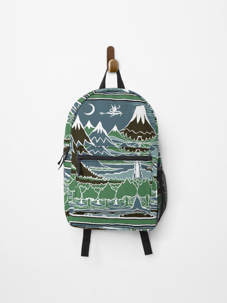 Forest Mountain Path In The Style Of J R R Tolkien Backpack