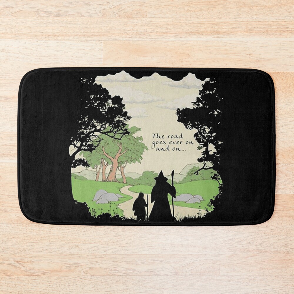 The Road Goes Bath Mat