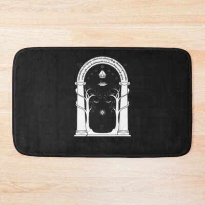 Speak Friend _Amp_ Enter Door Of Moria Bath Mat