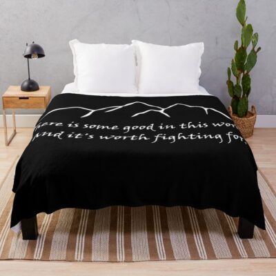 Samwise Quote Throw Blanket