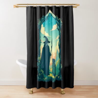 An Epic Tale Begins Fantasy Shower Curtain