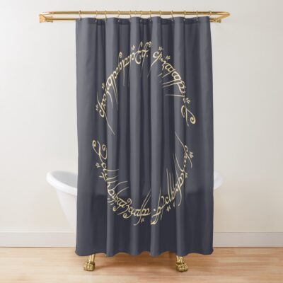 The Text Of The Ring Shower Curtain