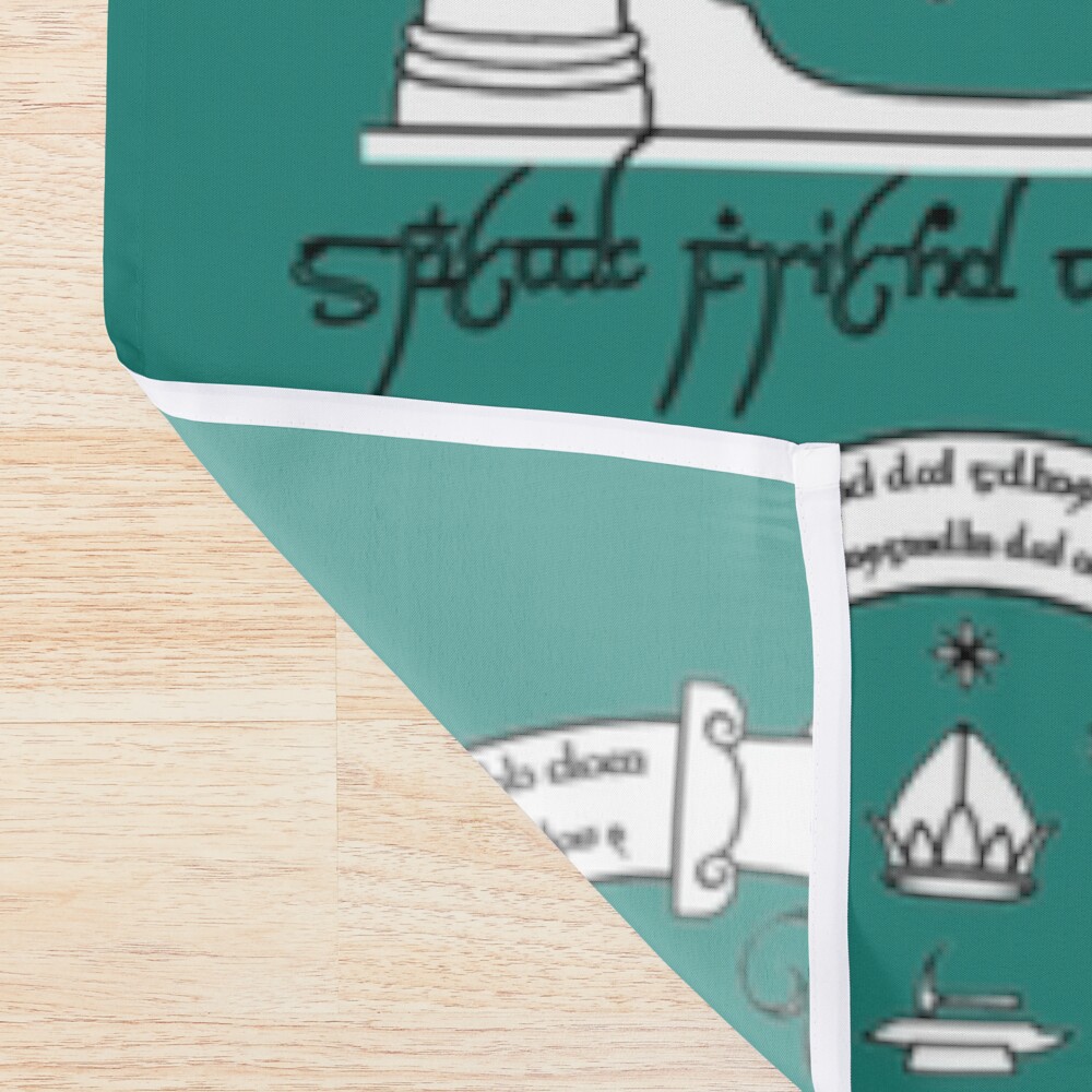 Speak Friend _Amp_ Enter Door Of Moria Shower Curtain - Image 2