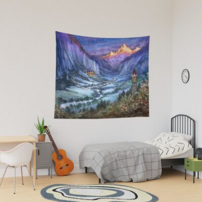 The Hidden Valley In Winter Tapestry