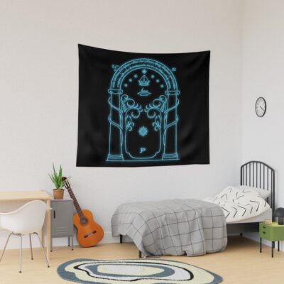 Moria Door Tapestry