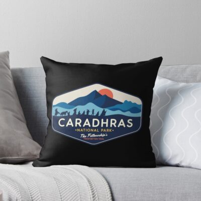 Caradhars National Park The Fellowship S Frostbitten Trail Throw Pillow