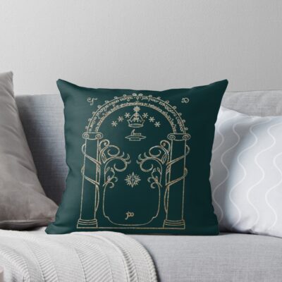 Gates Of Moria Throw Pillow
