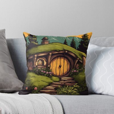 Home Sweet Shire Throw Pillow