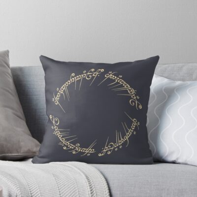 The Text Of The Ring Throw Pillow