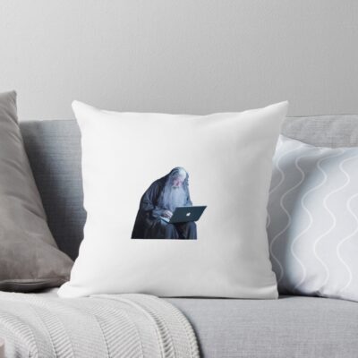 Gandalf On Break Throw Pillow
